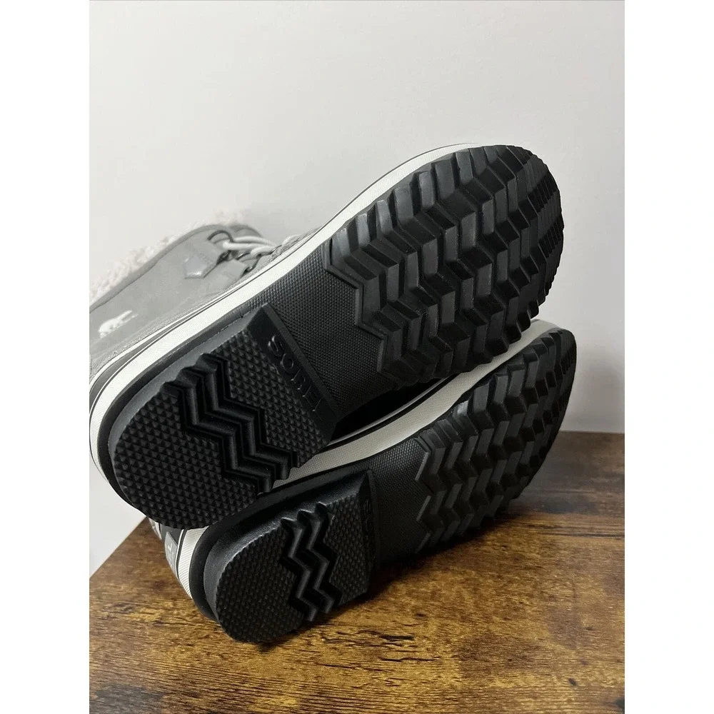 NEW Sorel Yoot‎ Pac Nylon QUARRY/DOVE GRAY - Size 5 Little Kid’s Youth Boots